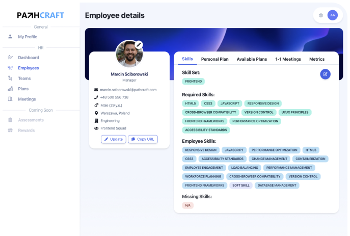 PathCraft - AI HR & LnD platform